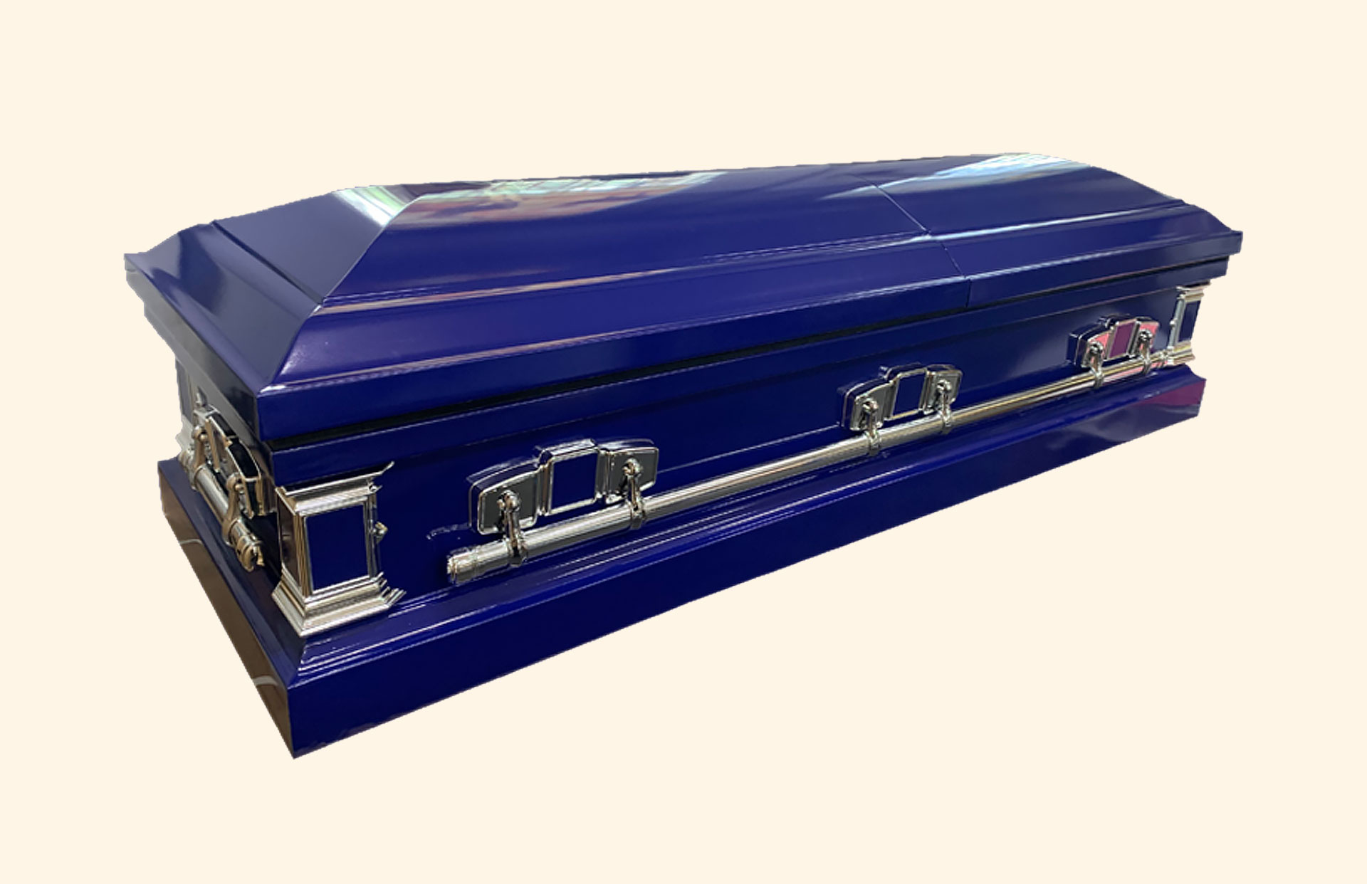Devotion Navy Blue American Casket